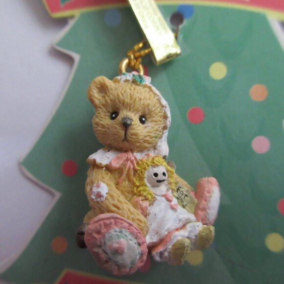 5 Cherished Teddies Enesco Winter Festival Miniature Christmas Ornament NWT 1997 - Picture 4 of 11